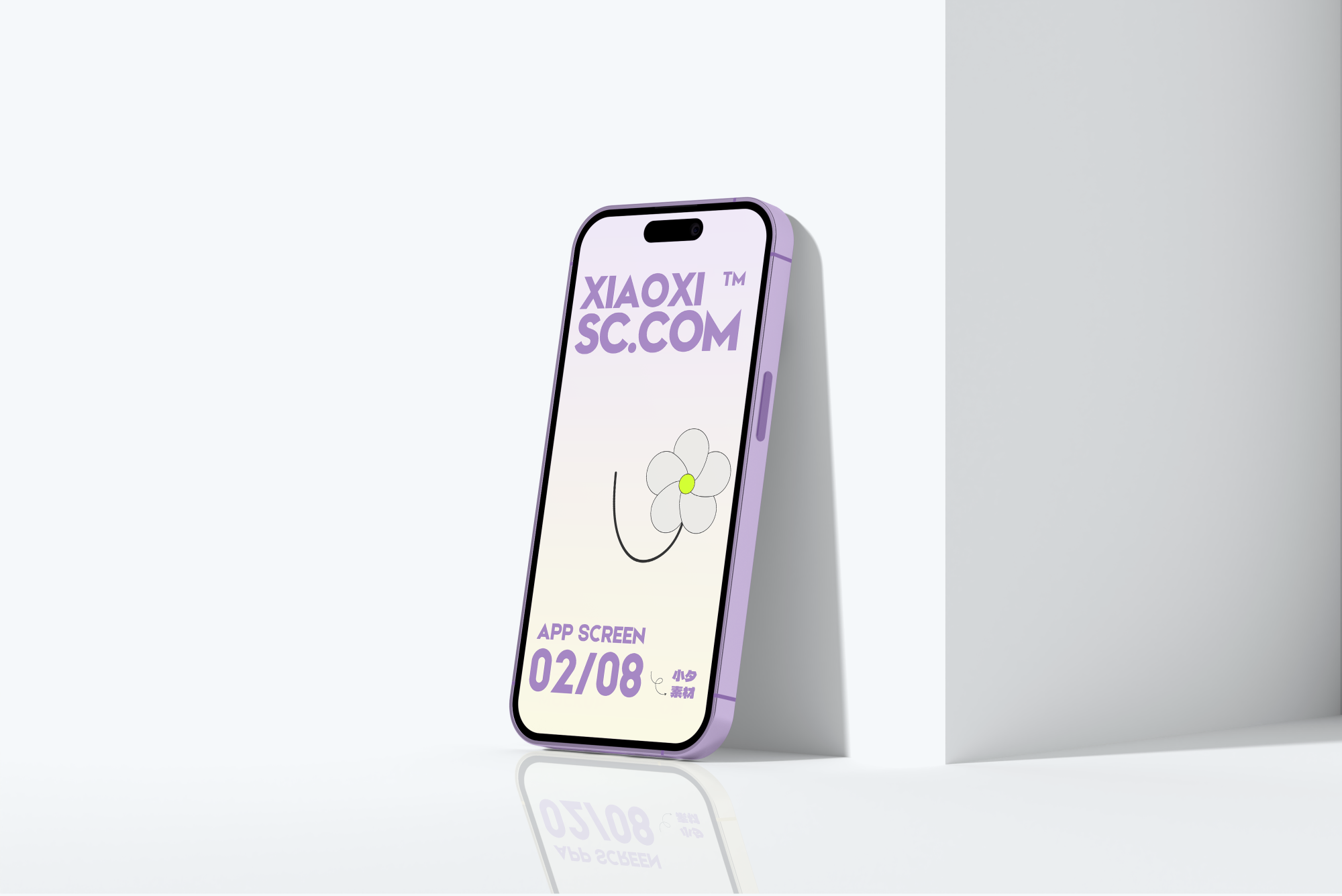iPhone14 pro手机屏APP应用界面UI作品设计VI展示贴图样机PSD素材